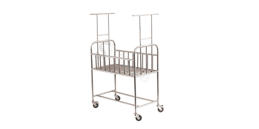不锈钢婴儿床SLV-B4202S Deluxe Baby Trolley