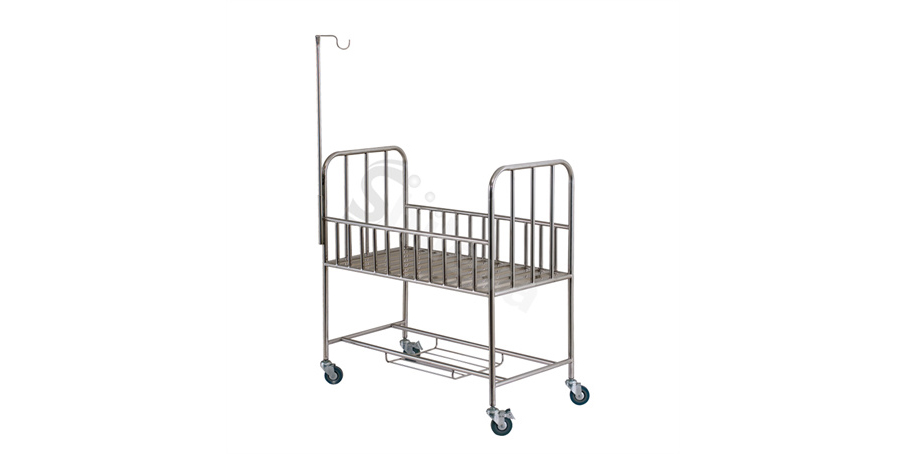 不锈钢婴儿床SLV-B4202S Deluxe Baby Trolley