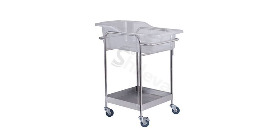 不锈钢婴儿床SLV-B4201S Deluxe Baby Trolley